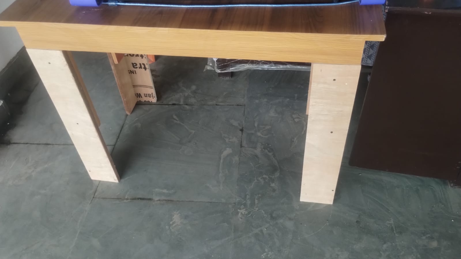 Custom furniture design and finishing sample